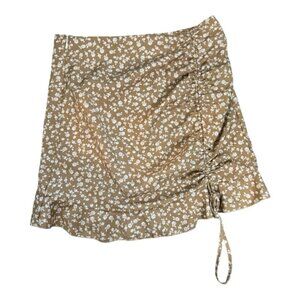 SHEIN Tan Floral Skirt
